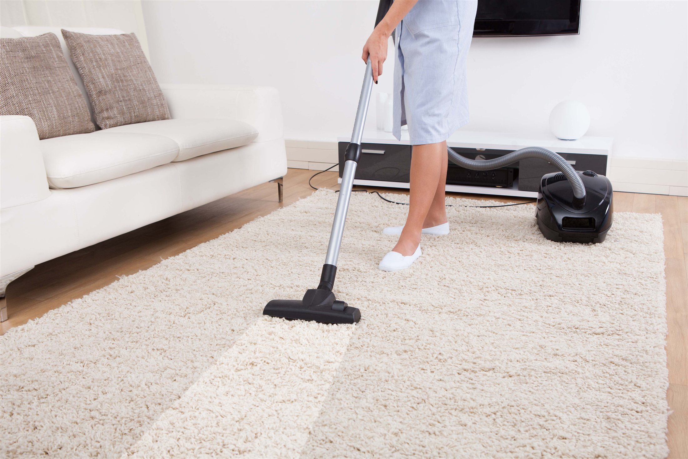 Professional carpet steam cleaning